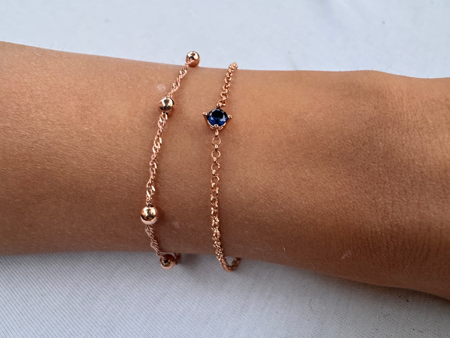 Bracelet Duo Set — Create Your Own Combo Rose Gold