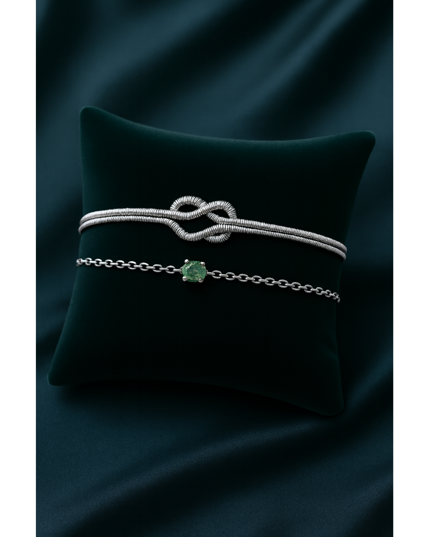 Bracelet Duo Set — Create Your Own Combo (Silver)