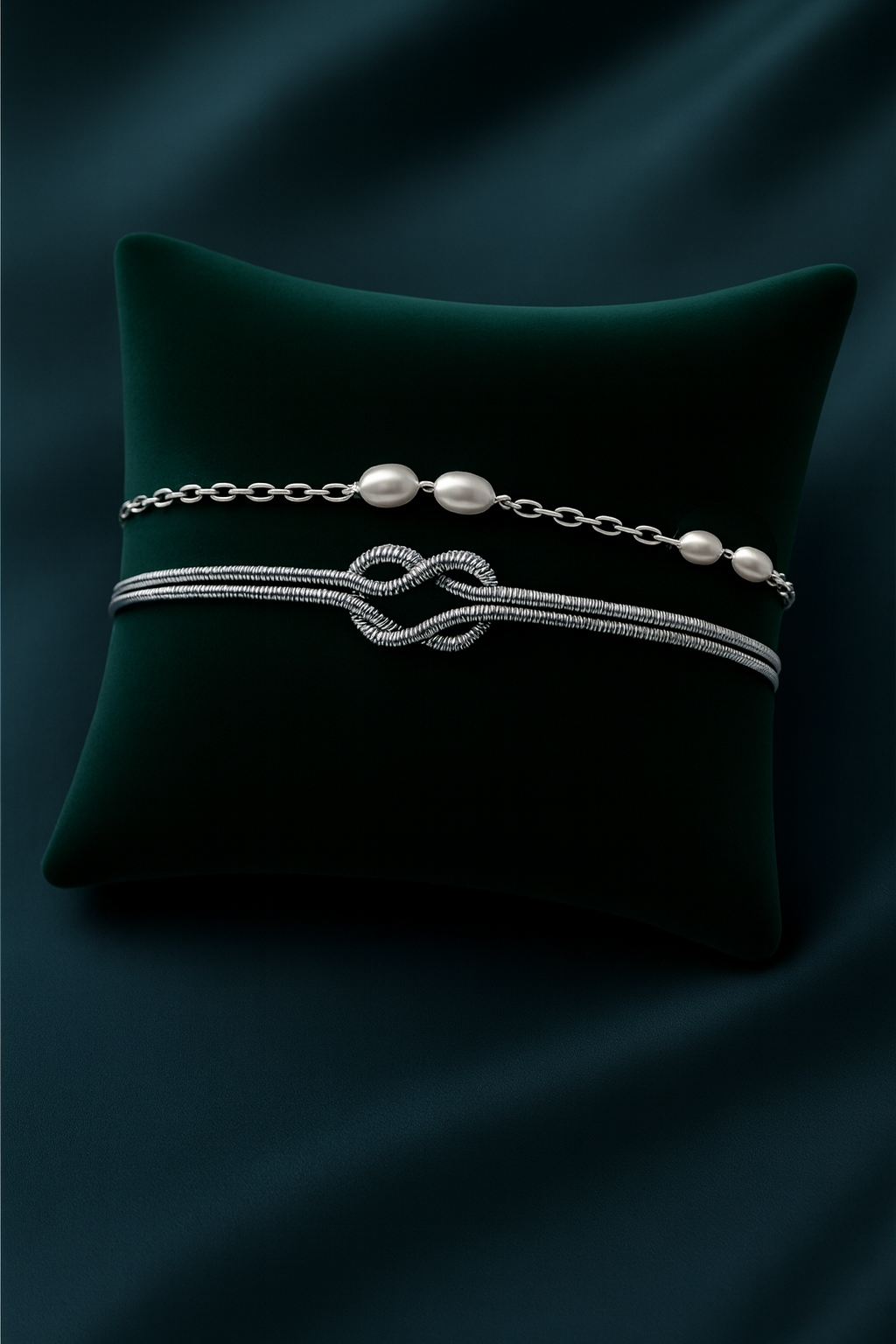 Bracelet Duo Set — Create Your Own Combo (Silver)