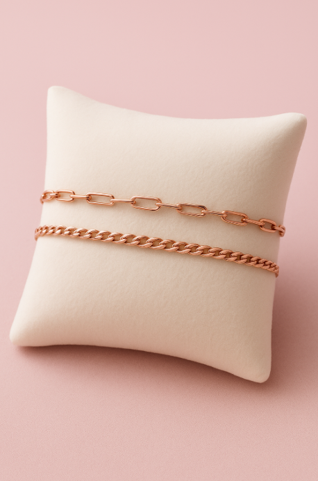 Bracelet Duo Set — Create Your Own Combo Rose Gold