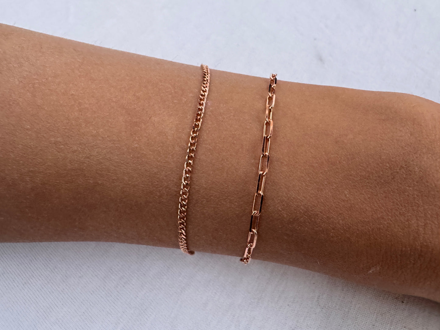 Bracelet Duo Set — Create Your Own Combo Rose Gold
