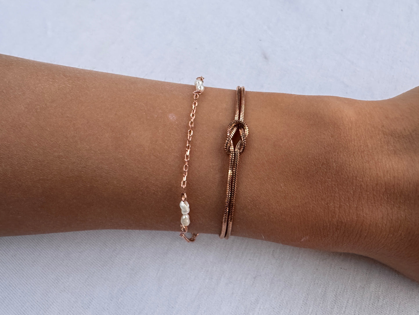 Bracelet Duo Set — Create Your Own Combo Rose Gold
