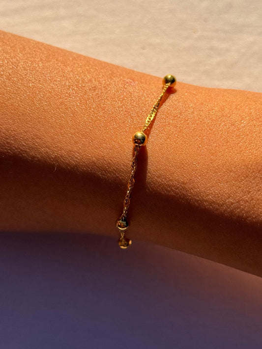 Permanent‑Look Chain Bracelets | 925 Sterling Silver (14 K Gold Plated/Rose/Silver)