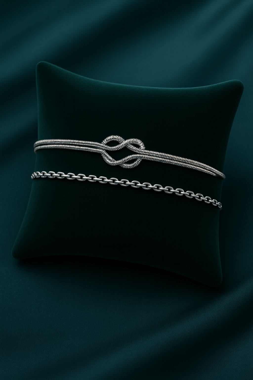 Bracelet Duo Set — Create Your Own Combo (Silver)