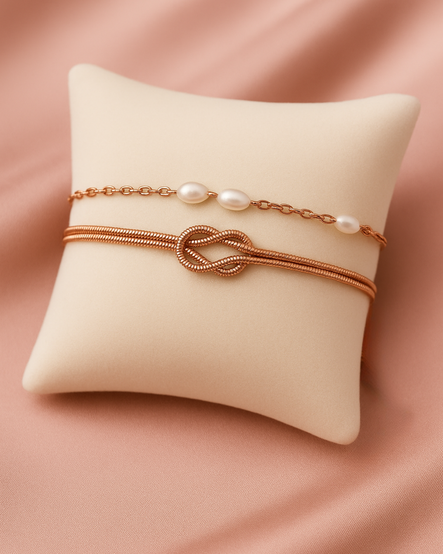Bracelet Duo Set — Create Your Own Combo Rose Gold