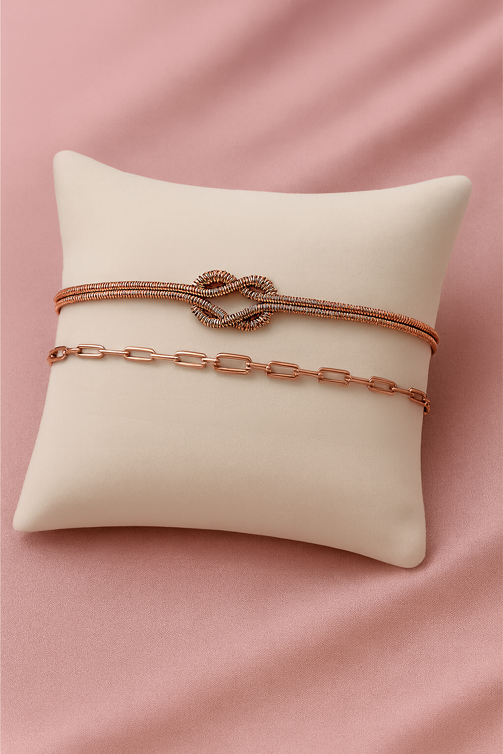 Bracelet Duo Set — Create Your Own Combo Rose Gold