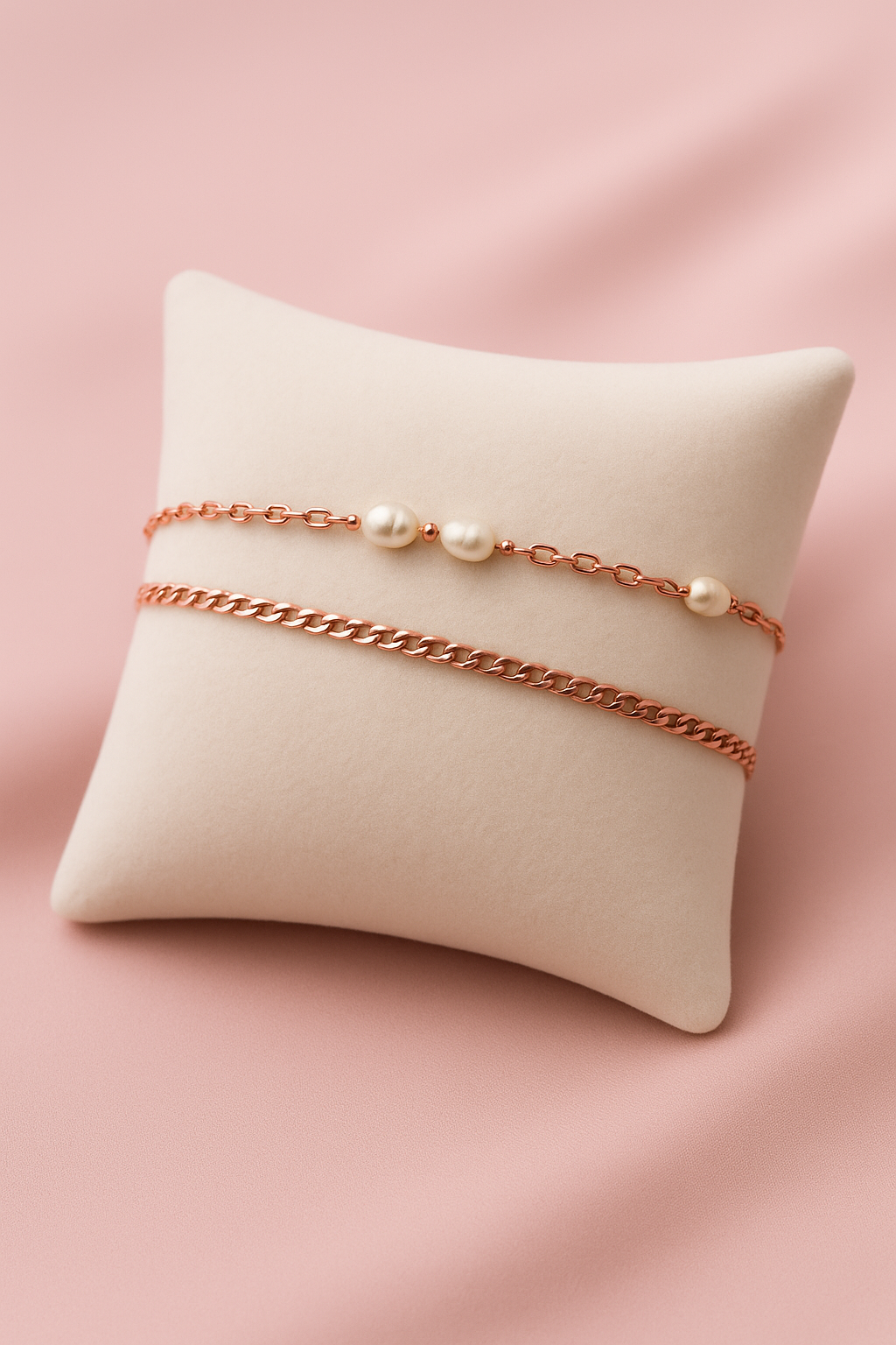 Bracelet Duo Set — Create Your Own Combo Rose Gold