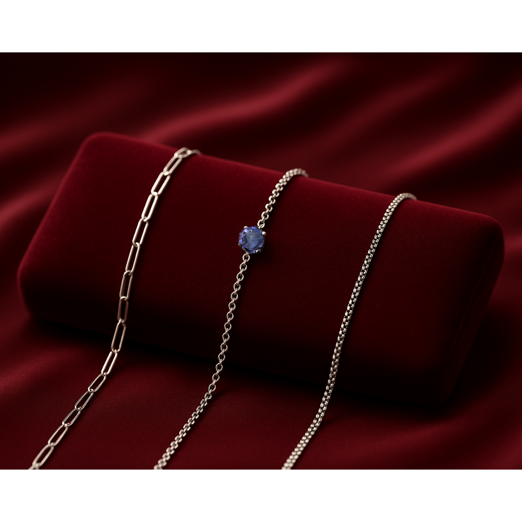 Triple Bracelet Set — Create Your Own Combo 925 Sterling Silver (Silver)